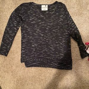 Kenzie black and grey sweater